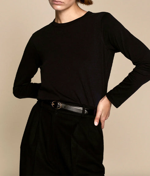 The Long Sleeve Perfect Tee - Black